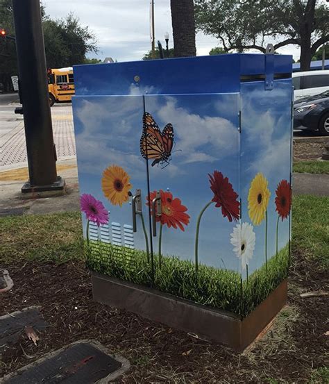 hollywood florida photo covered electrical boxes|electrical box wraps.